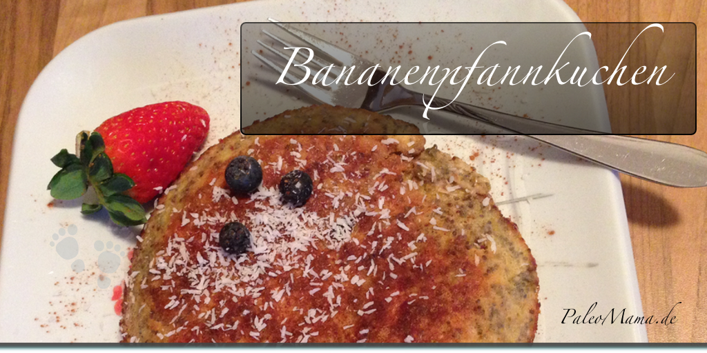 Rezept: Paleo Bananen Pfannkuchen mit Chia Samen (glutenfrei ...